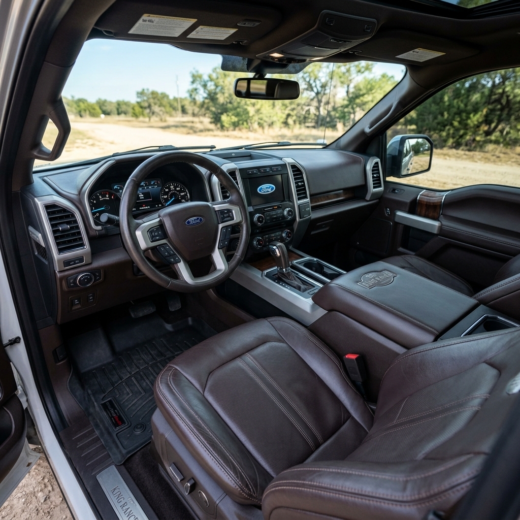 Vehicle interior after biohazard decontamination